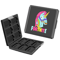 必优美 BUBM必优美 Switch2卡带收纳盒NS卡带收纳盒12枚游戏内存卡便携卡包oled配件ns卡盒switch游戏卡保护套 彩虹马 12枚装【NS2彩虹马】卡盒