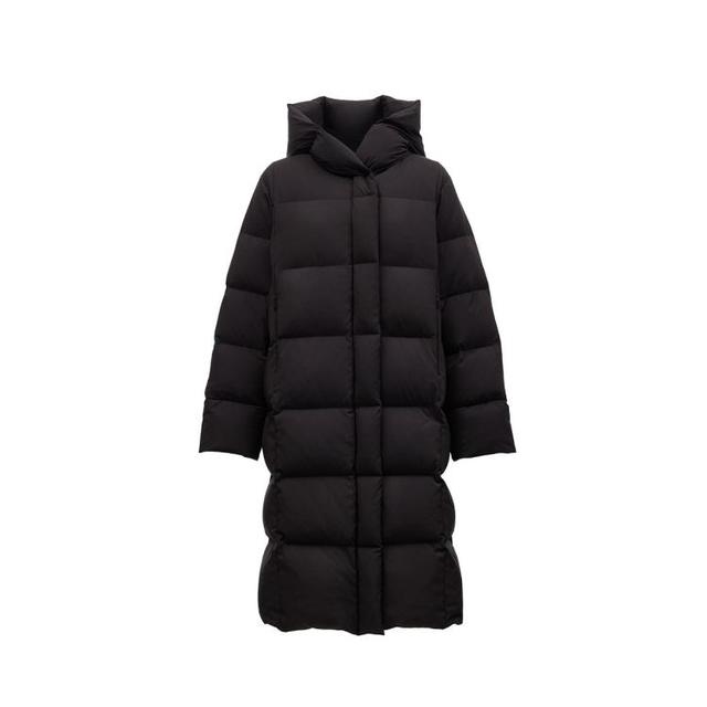 ONLY 保暖连帽长款羽绒服女