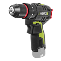 威克士 12V无刷冲击钻WU131X.1家用手电钻手枪钻锂电工具套装+附件WA1621