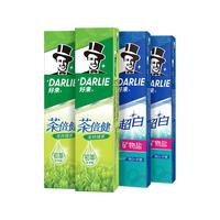 DARLIE 好来 原黑人牙膏)超白茶倍健成人清新口气洁净护龈