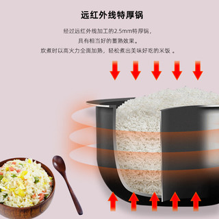  TIGER/虎牌 多功能 迷你电饭煲  白色 1.5L