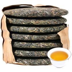 金星满天 普洱茶生茶2024春茶云南布朗山古树茶饼生普洱茶叶7饼整提2499克
