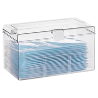  deHub 大容量 口罩收纳盒  手提无隔板（安心材质） 1个