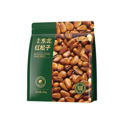 京东京造 有机东北手剥红松子850g独立小包量贩装长白山松子大颗粒每日坚果 东北红松子850g