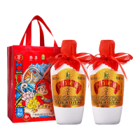 移动端、京东百亿补贴：伊力特 伊力老窖 52度 500ml*2瓶 双瓶装（含礼袋）浓香型白酒