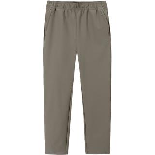 安踏 梭织运动长裤男裤春秋磨毛通勤跑步直筒裤休闲裤子