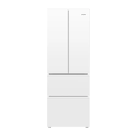 Haier 海尔 冰雪白系列  BCD-342WLLFDEDW9U1 风冷法式门冰箱 342L