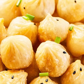 安井 拇指生煎包速食儿童早餐半成品小笼包子
