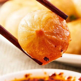 安井 拇指生煎包速食儿童早餐半成品小笼包子