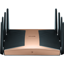 普联 TL-7TR13090 BE13000 三频 万兆Mesh无线路由器 Wi-Fi 7 黑色