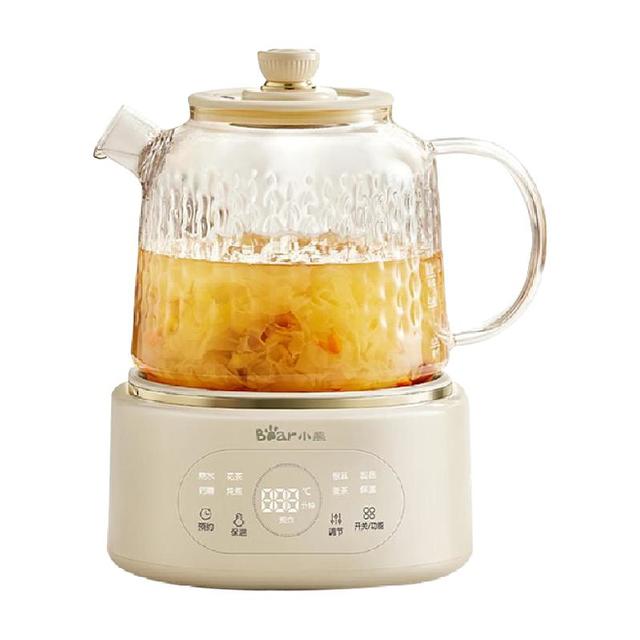 小熊 全玻璃养生壶家用多功能煮茶烧水壶