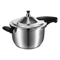 京东京造高压锅304不锈钢材质 多重防爆 家用8L大容量 燃气灶电磁炉通用 【适合4-8人】 24cm 8L