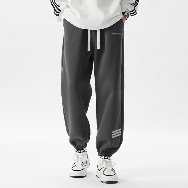 GENIOLAMODE 春秋 青年男士户外运动束脚裤 时尚长款卫裤 男士休闲裤