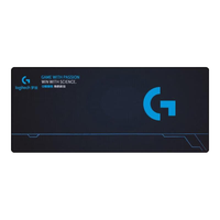 罗技 游戏鼠标垫游戏锁边鼠标垫 电竞鼠标垫 家用办公鼠标垫 加大包边 吃