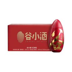 谷小酒 红米粒 浓香型白酒 45度 100ml*6瓶 整箱装（需首购）