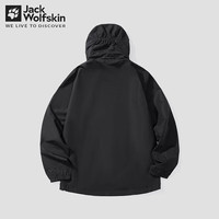 Jack Wolfskin 男士防风防水冲锋衣 1111142 黑色/6000 L