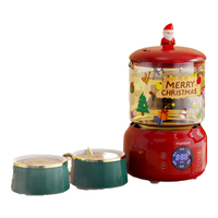 miquerkuqi 养生壶+玻璃杯+底座+绿杯+托盘 光珊红 0.6L