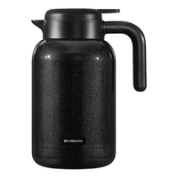 宝威玛（BVGMAV）保温壶英国 家用保温水壶大容量316L不锈钢热开水瓶暖水壶2L 高雅黑 2L