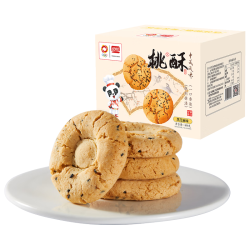 盼盼 桃酥 休闲零食糕点饼干下午茶点心小吃 黑芝麻味800g/箱