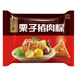 五芳斋 速冻栗子猪肉粽 140克*5只 嘉兴粽子栗子肉粽端午粽子早餐食品