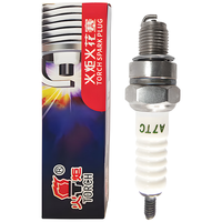 火炬摩托车火花塞125 150 100踏板弯梁跨骑 A7TC【镍合金】