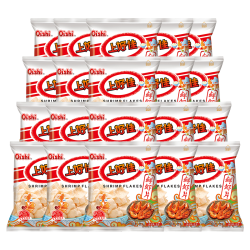 上好佳 鲜虾片5g*20袋 膨化零食大礼包 休闲小吃
