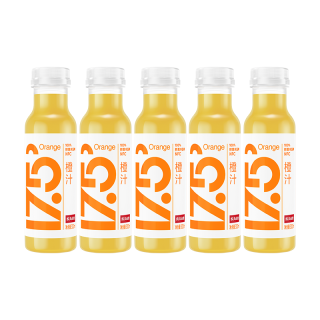 农夫山泉 17.5°NFC橙汁100%纯果汁鲜果冷压榨300ml*5瓶