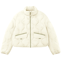 蕉下（beneunder）气绒服女士立领外套秋冬女保暖显瘦时尚休闲秋冬女款CL18623 原露米 XL