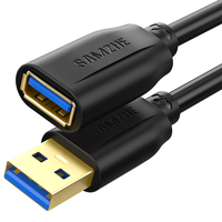 山泽 高速传输 USB3.0延长线
