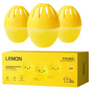 vilosi 英国冰箱除味剂除臭杀菌去异味活性炭除菌家用清洁剂除味蛋 冰箱除味蛋3枚