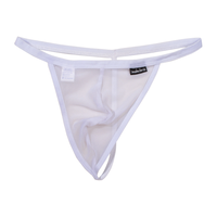 活力龙 男士单丁字裤一片式细带低腰性感T裤轻薄网纱透明三角内裤