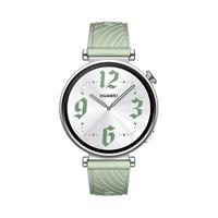 华为 WATCH GT4 41mm 凝霜白 真皮+活力红表带 蓝牙版