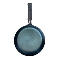 万代传章丘平底煎锅家用铁锅无涂层不易粘锅手工锻打牛排煎锅早餐锅煎蛋 鱼鳞平底煎锅-单锅(已开锅) 26cm