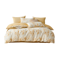 博洋 家纺全棉磨毛四件套冬季加厚保暖纯棉套件 枫落映色180cm