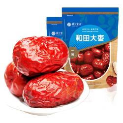 楼兰蜜语 国标一级免洗和田大枣500g*2即食零食红枣骏枣新疆果干中秋节送礼