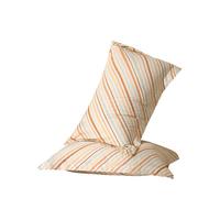 水星家纺100%全棉枕套纯棉枕芯套一对装双人枕头套抗菌两只装48cm×74cm 【北欧纯棉抗菌亲肤对枕套】倾城