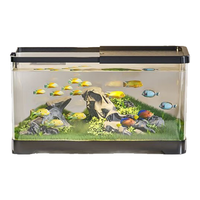 KUOTING 阔庭 鱼缸桌面透明生态鱼缸