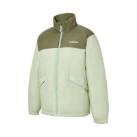 保暖服饰：adidas 阿迪达斯 男款拼色立领羽绒服 JL8259