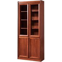 光明家具实木书柜书房落地边柜楸木书柜组合书柜 6392 6392-90A