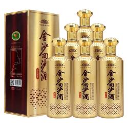 金沙 回沙酒 53度酱香型白酒 贵州金沙酱酒纯粮坤沙 53%vol 500mL 6瓶 （整箱装）