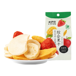 来伊份 混合装果肉冻干片蔬果干蜜饯 综合水果冻干25g