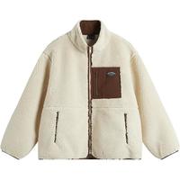 李宁 羊羔绒外套女加绒立领保暖防风运动服男