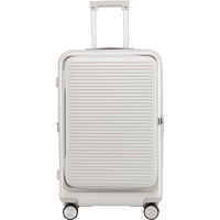 卡拉羊 【前开盖】可扩容深舱行李箱前开门20寸可登机旅行箱大容量行李箱