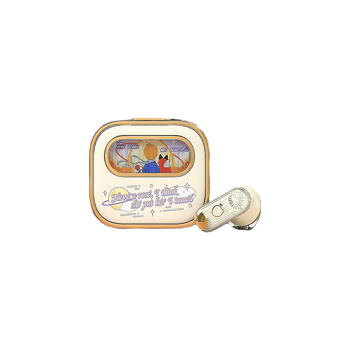 JBLV V2026 智能降噪 黛月白 真无线半入耳式蓝牙耳机