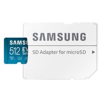 三星 512GB MicroSDXC存储卡含适配器 手机相机平板游戏机通用