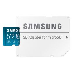 三星 512GB MicroSDXC存储卡含适配器 手机相机平板游戏机通用