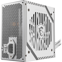 MSI微星MAG A650BNL WHITE额定650W铜牌电源（液压轴承风扇/主动式PFC/多重电路保护）