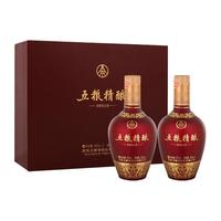 五粮液股份 五粮精酿中国红52度500ml*2浓香白酒龙年