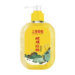上海药皂 硫磺除螨液体香皂 210g