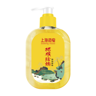 上海药皂 硫磺除螨液体香皂 210g